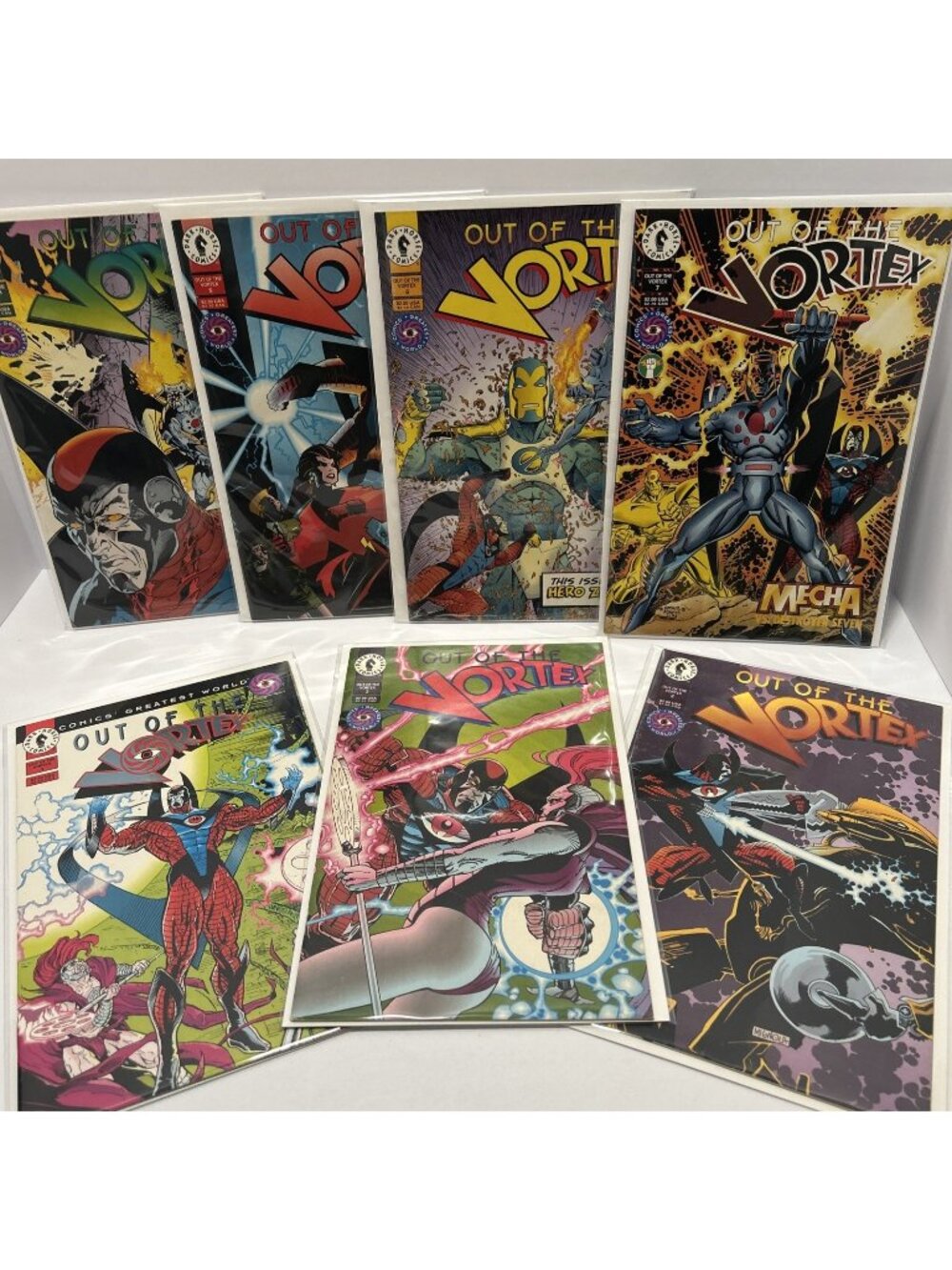 1993 Dark Horse Comics Out Of The Vortex #1 -7 New Bag & Boarder High Grade